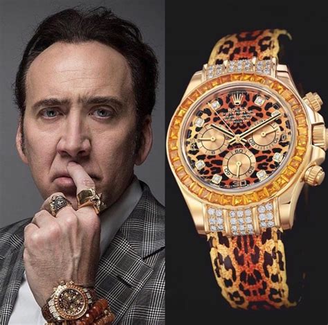 nicolas cage rolex watch|nicolas cage watches.